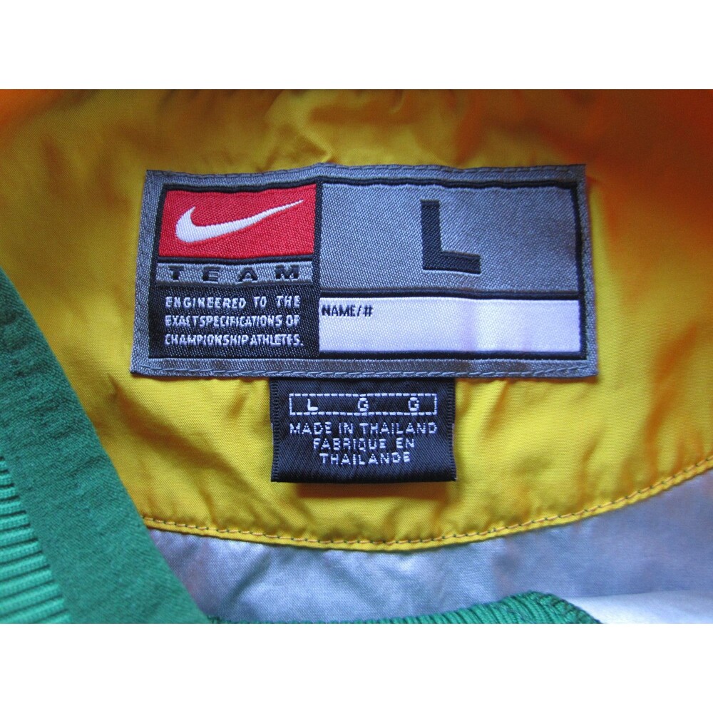 Green Bay Packers Windbreaker Jacket Men's L by Nike Large - Picture 3 of 4